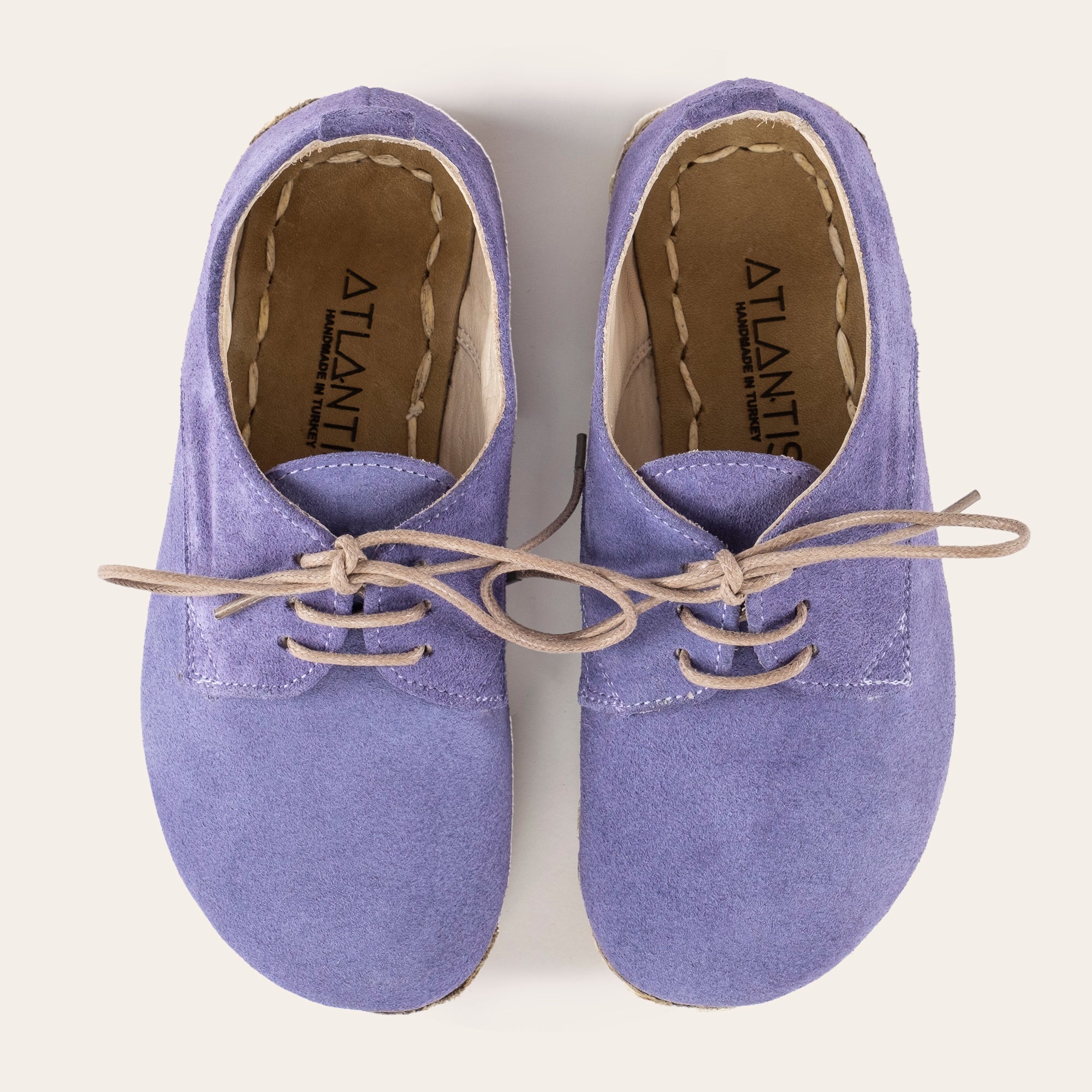 Kid's Lavender Barefoot Oxfords