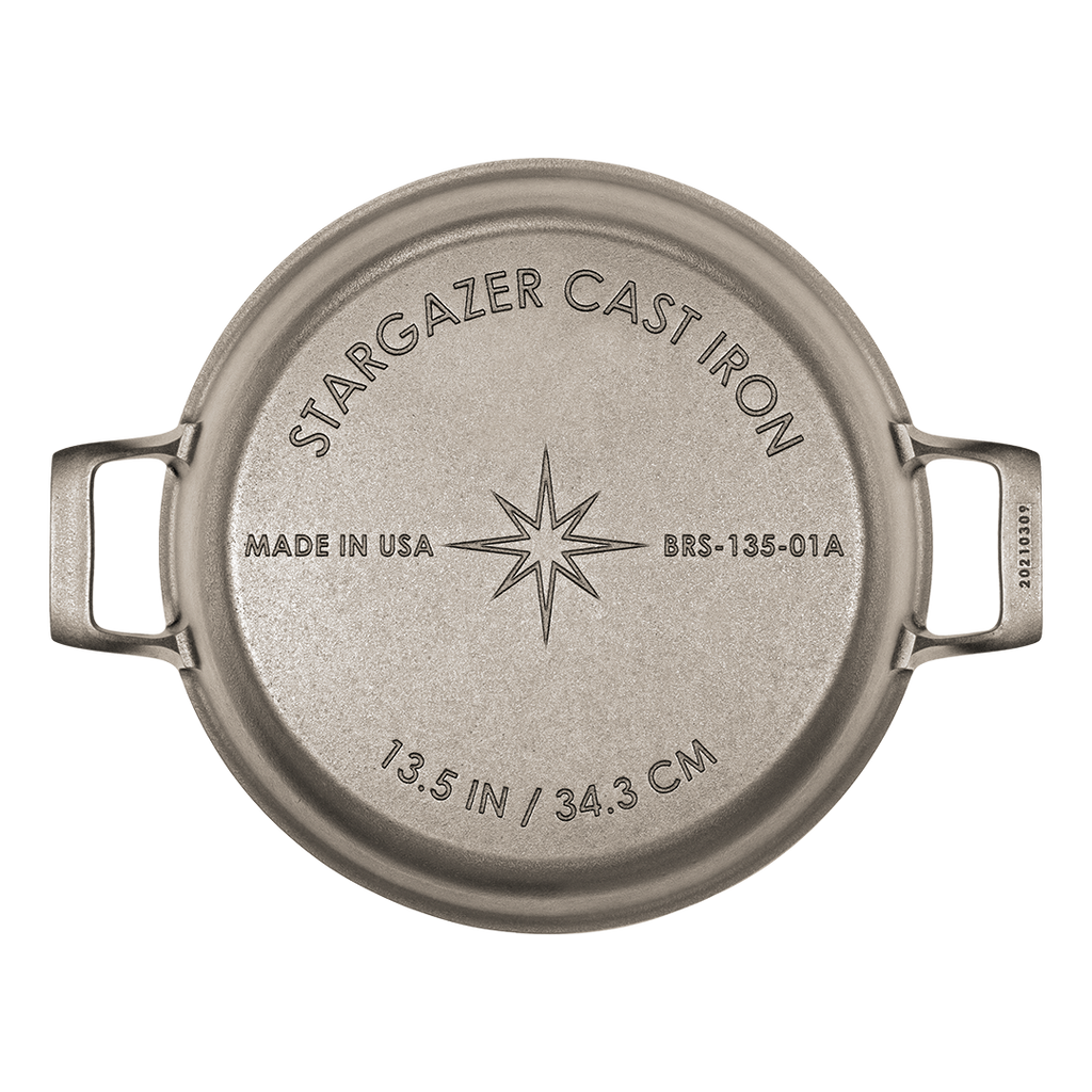 13.5-Inch Cast Iron Braiser