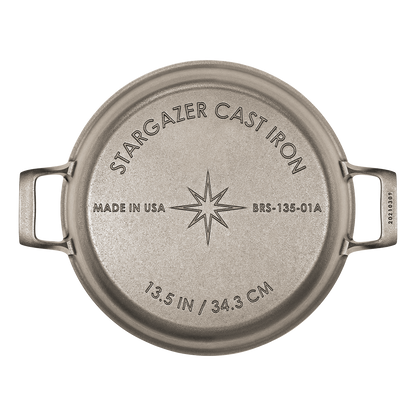 13.5-Inch Cast Iron Braiser
