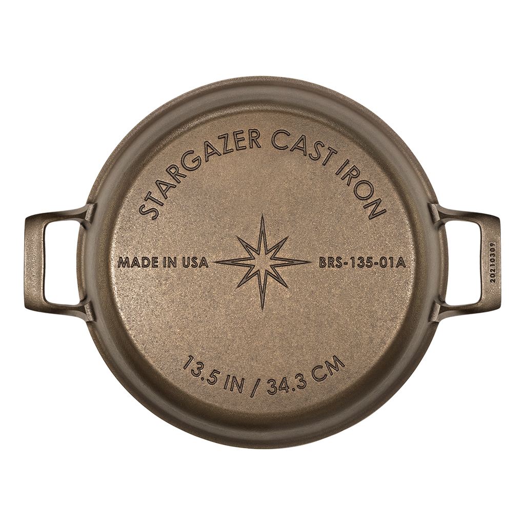 13.5-Inch Cast Iron Braiser