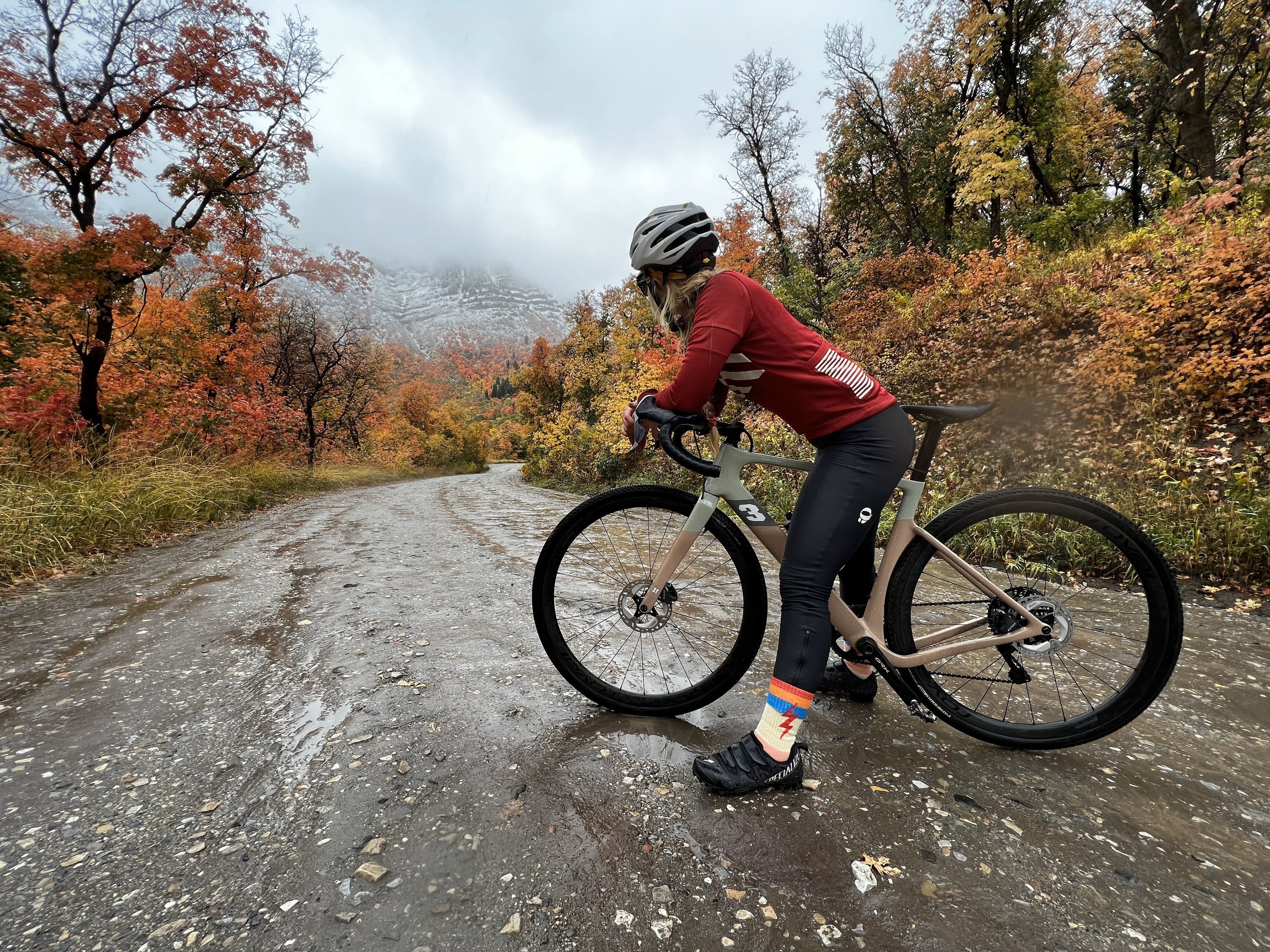 Creamsicle Magic Merino Wool Socks
