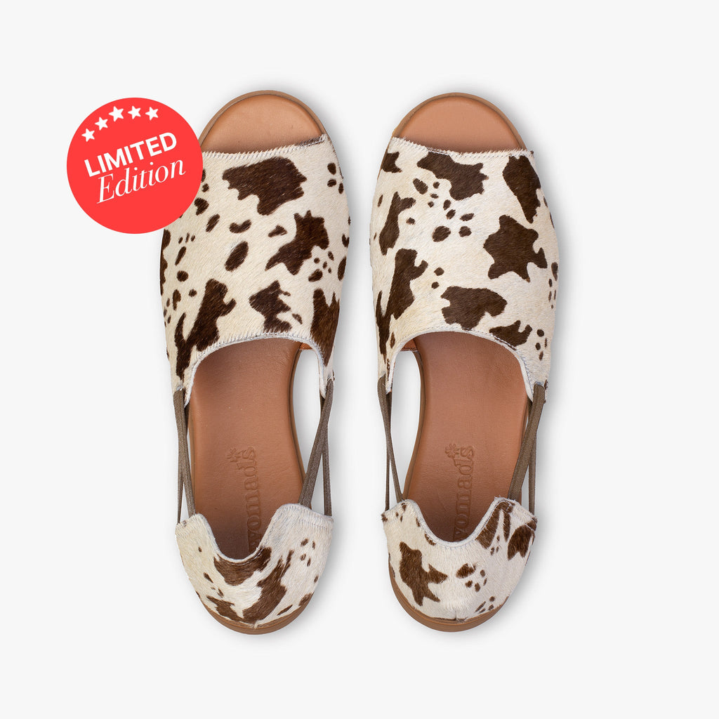 Spotted Luxe Peep Toes