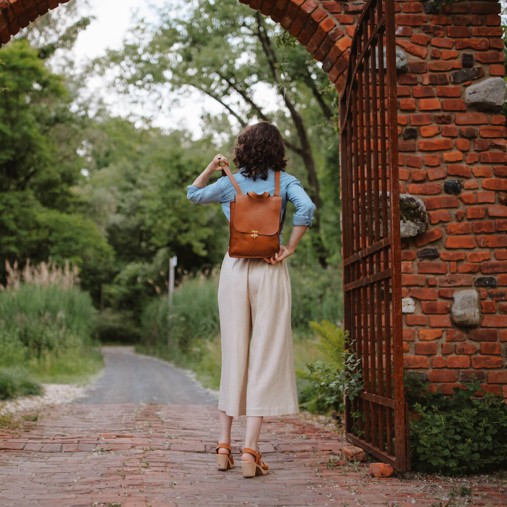 Craft & Forge Leather Backpack