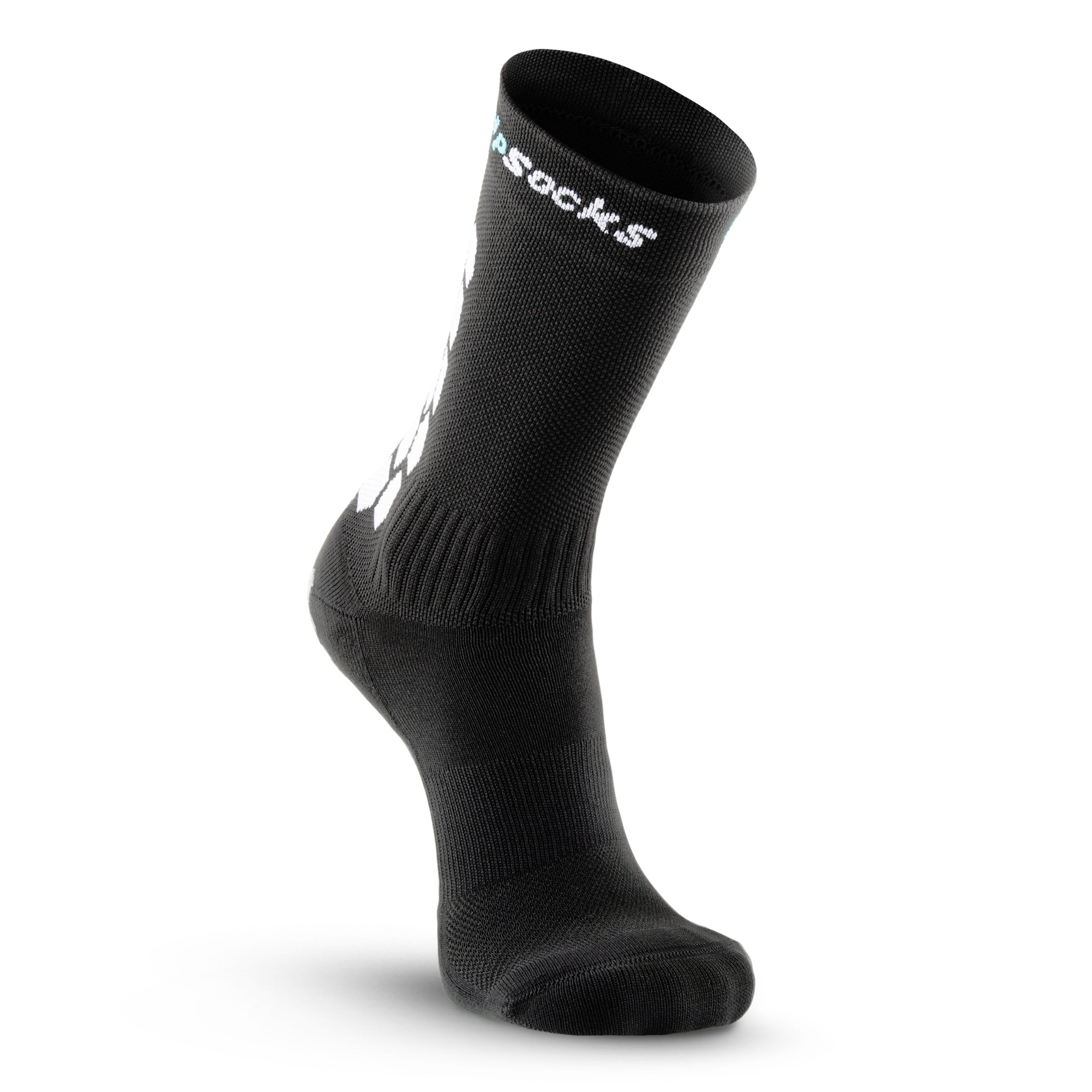 GripSocks for Basketball - Crew Height - Black