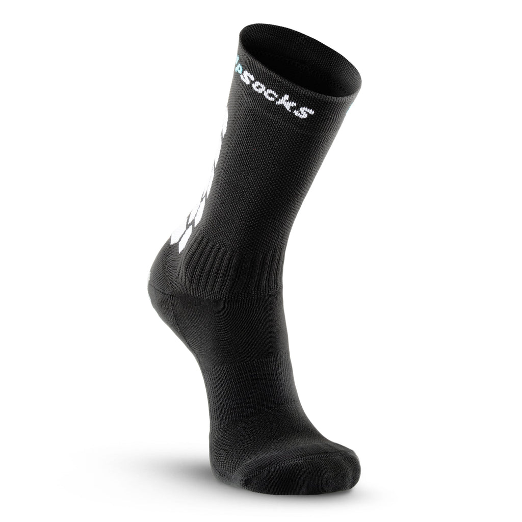 GripSocks for Soccer - Crew Height - Black