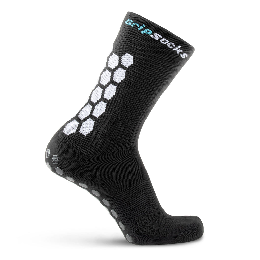 GripSocks for Basketball - Crew Height - Black