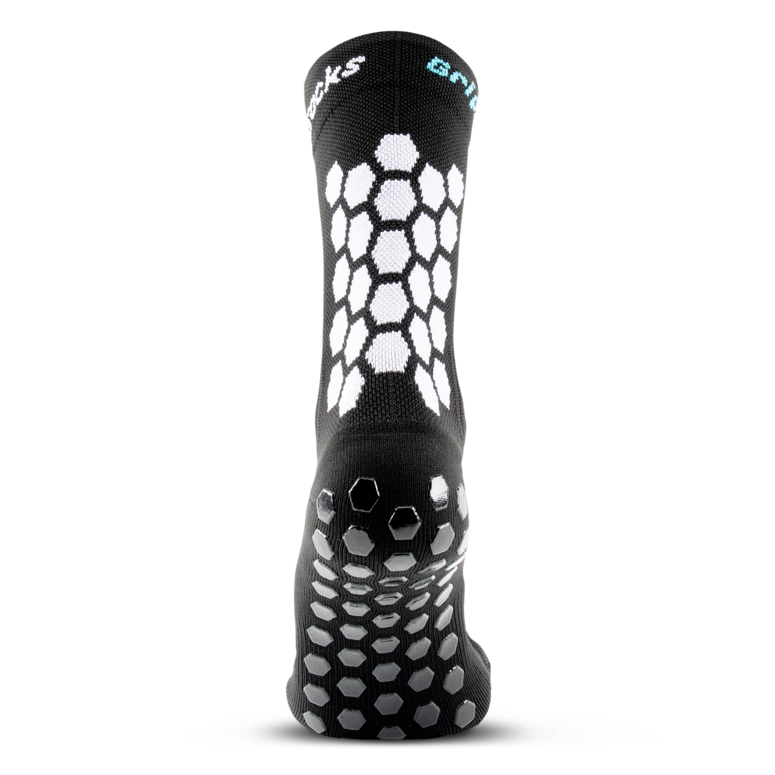 GripSocks for Basketball - Crew Height - Black