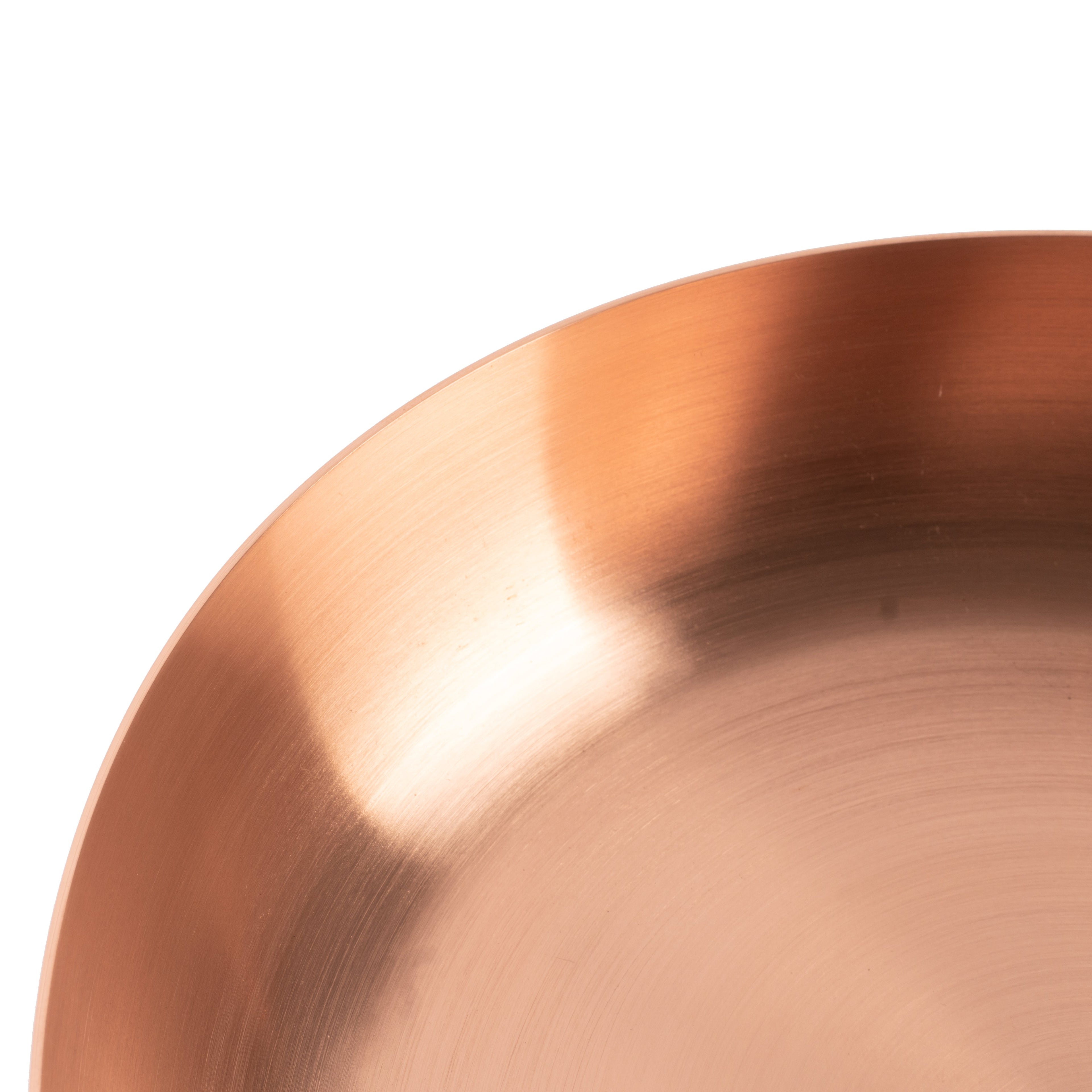 Pure copper frying pan without coating, Ø 9.5 in