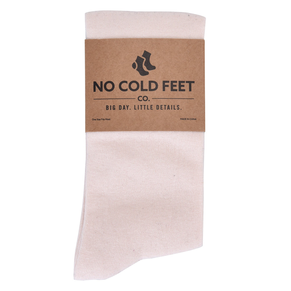 Solid Pale Pink Socks