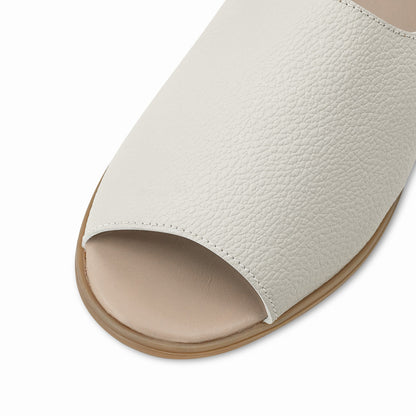 Dove Gray Peep Toes
