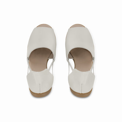 Dove Gray Peep Toes