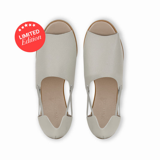 Dove Gray Peep Toes