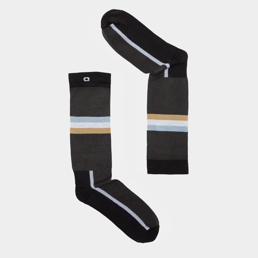 Mid-Stripe Crew Sock