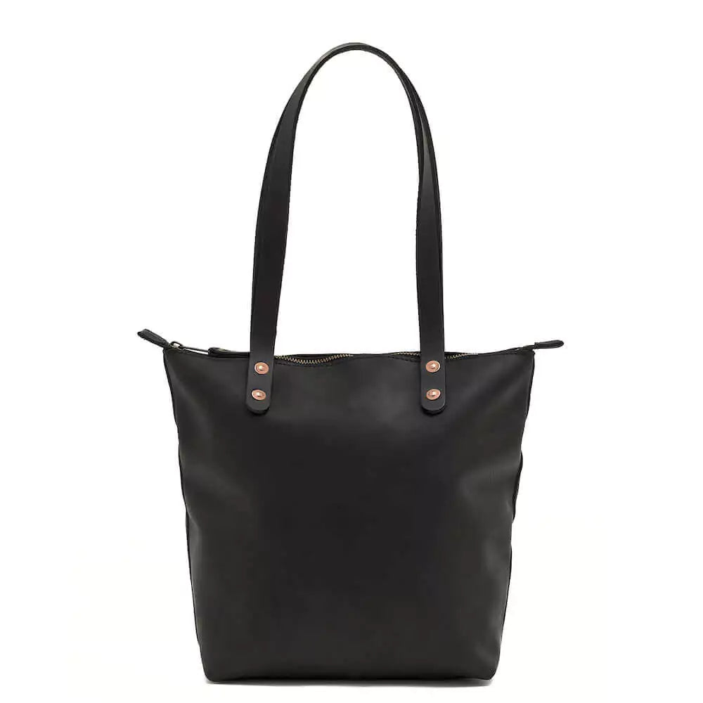 Eden MEDIUM Leather Tote Bag - Zippered