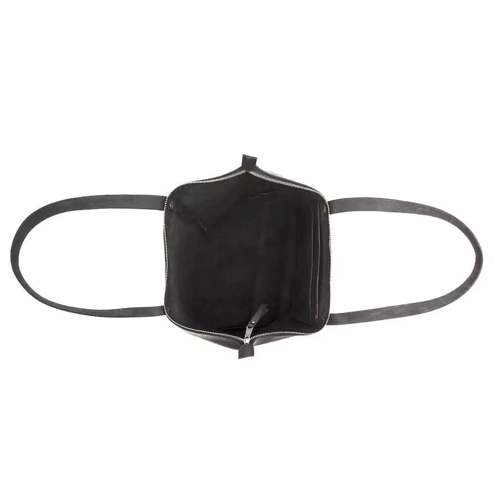 Eden OVERSIZED Leather Tote Bag - Zippered