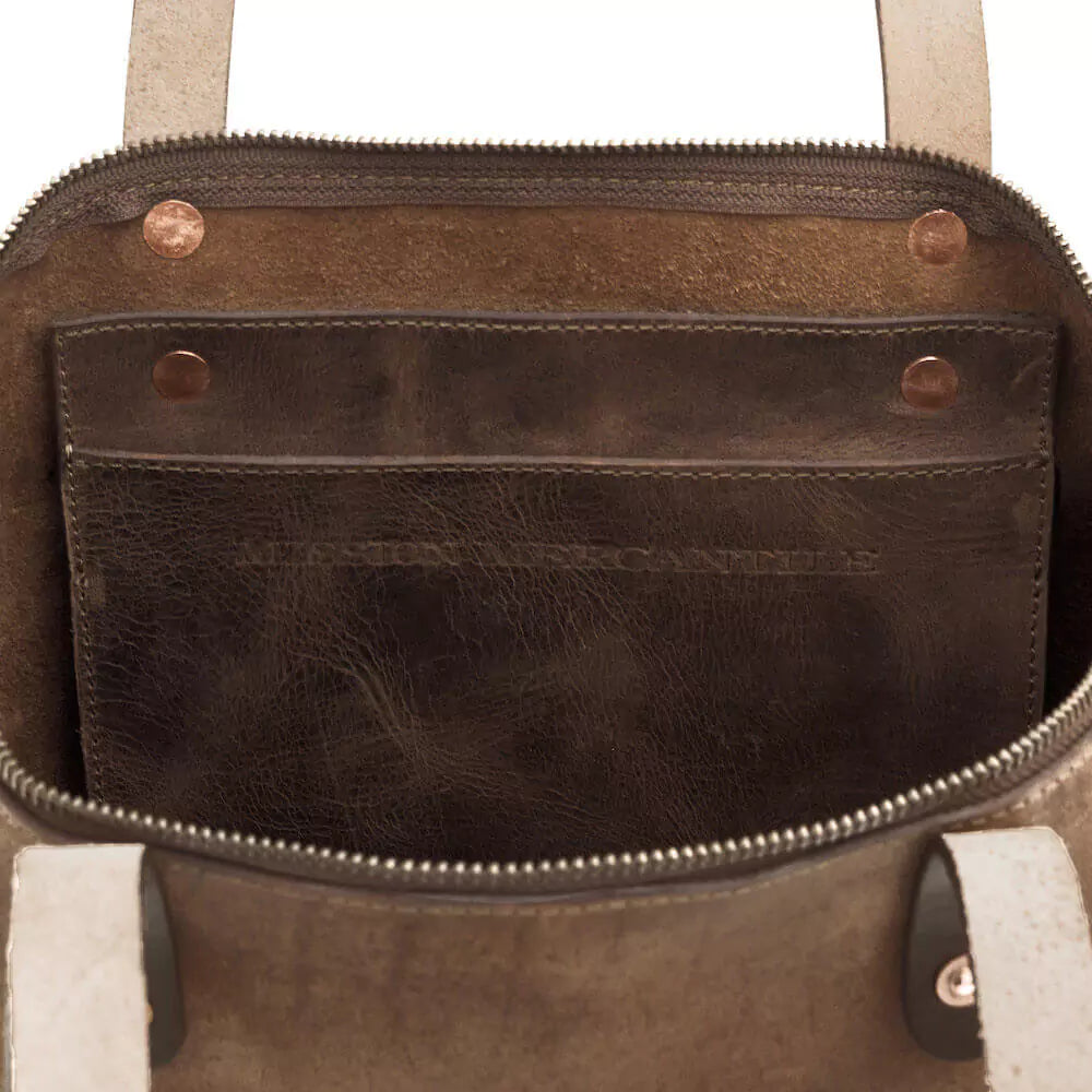 Eden MEDIUM Leather Tote Bag - Zippered