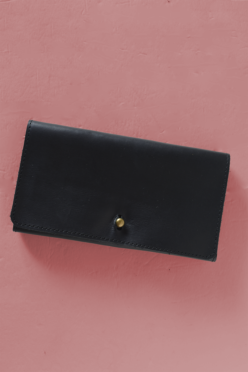 Fold Over Leather Wallet