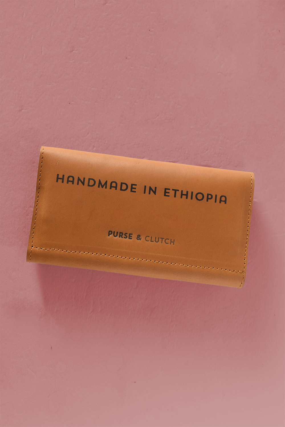 Fold Over Leather Wallet