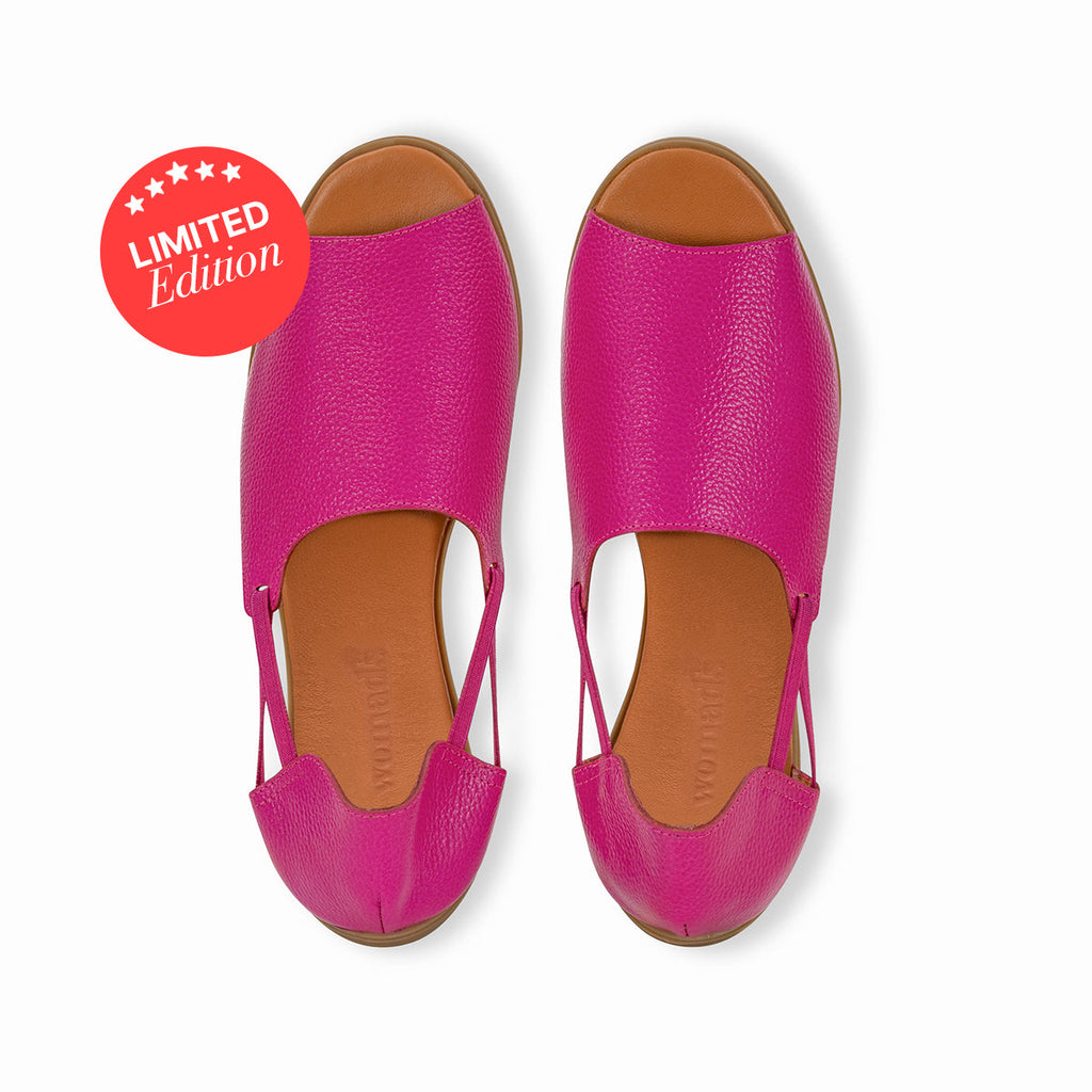 Royal Fuchsia Peep Toes