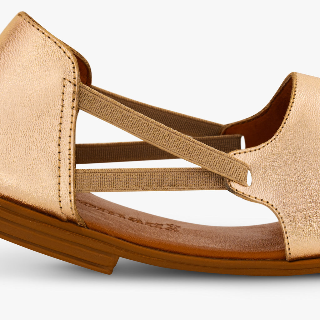 Golden Nectar Peep Toes