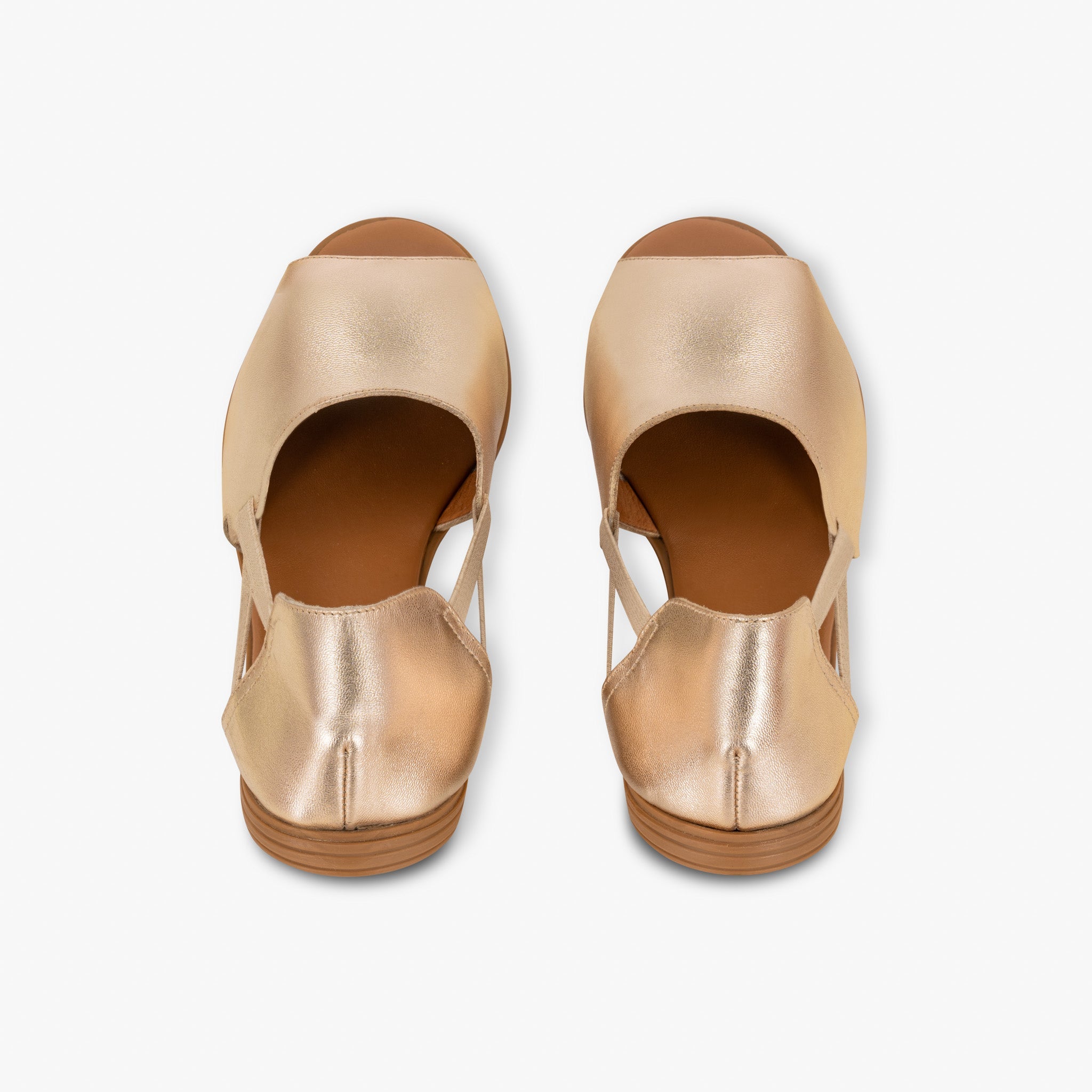 Golden Nectar Peep Toes