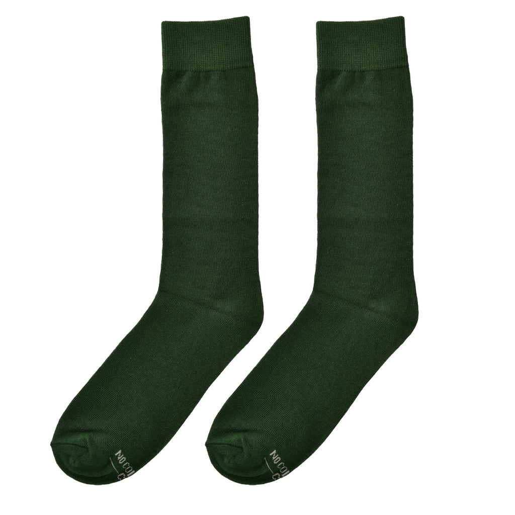 Solid Hunter Green Socks