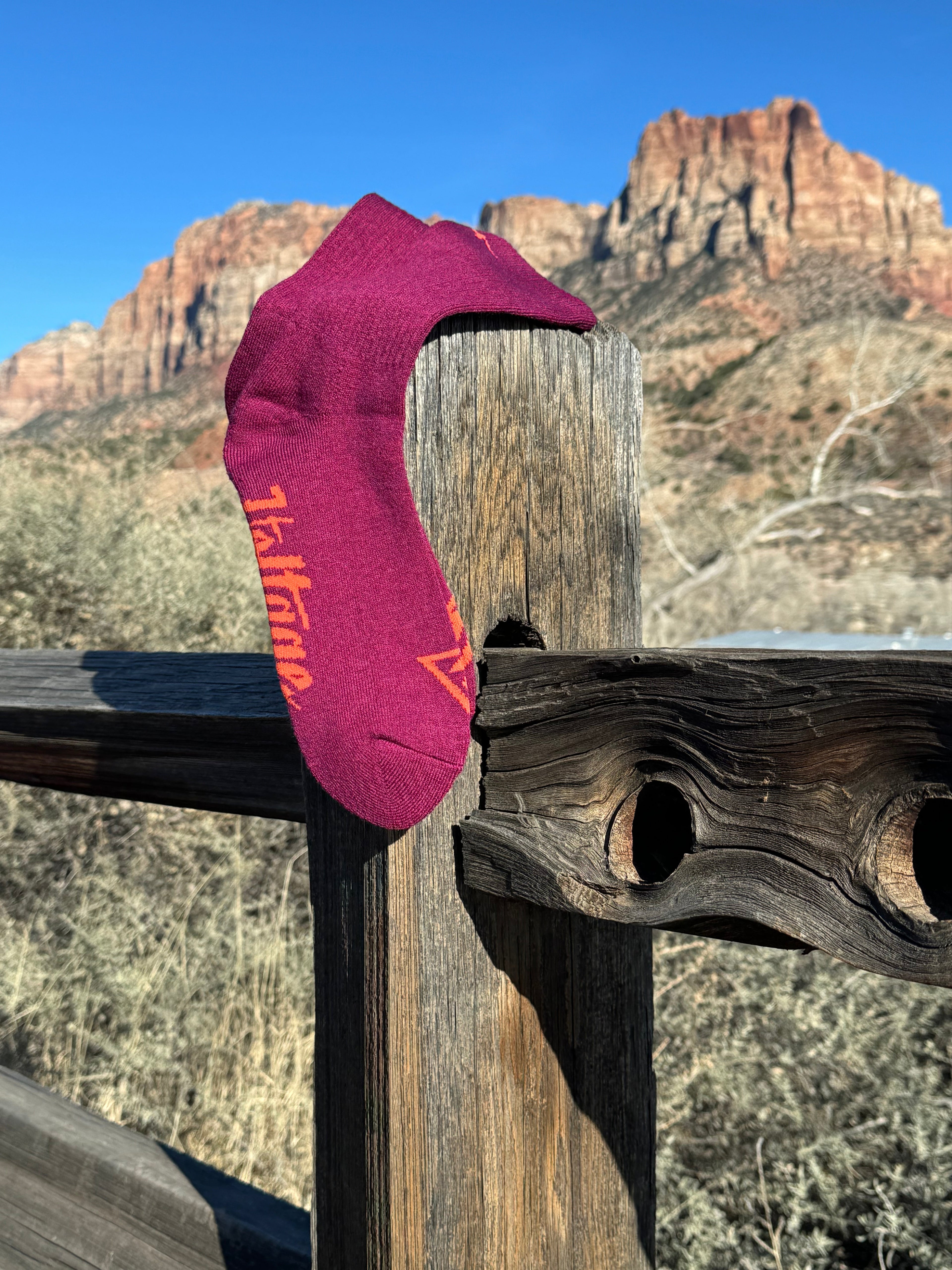 Merry Berry Magic Merino Wool Socks