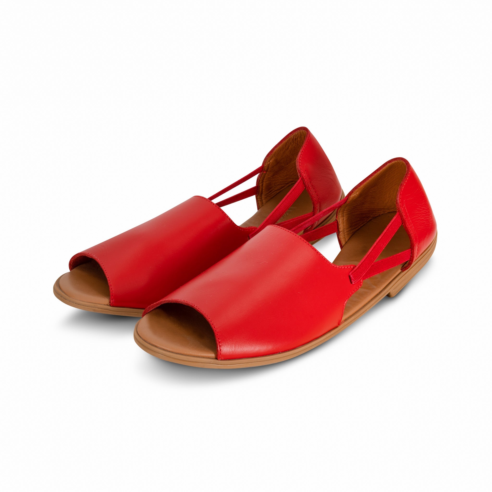 Imperial Red Peep Toes