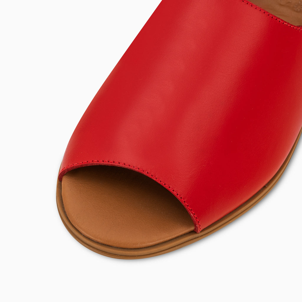 Imperial Red Peep Toes