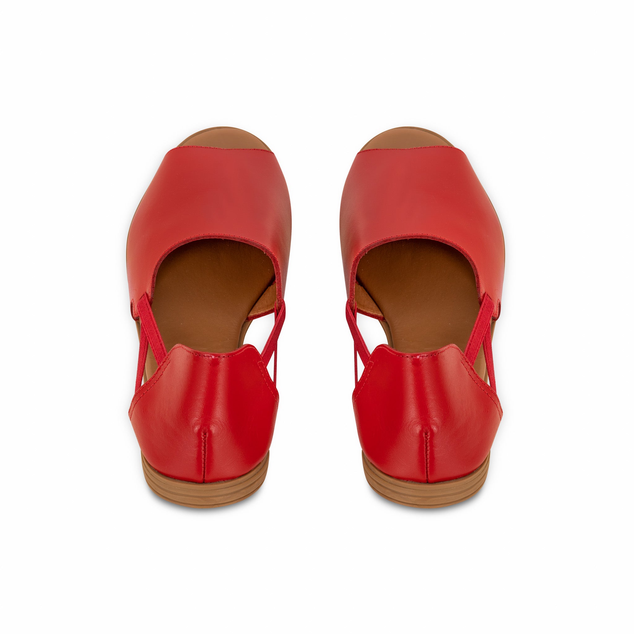 Imperial Red Peep Toes