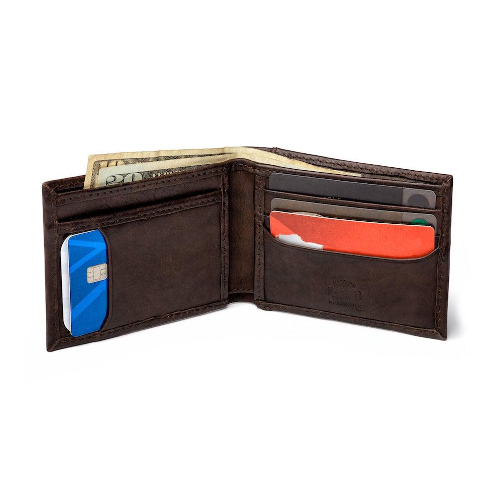 Benjamin Leather Bifold with Front Pocket Wallet