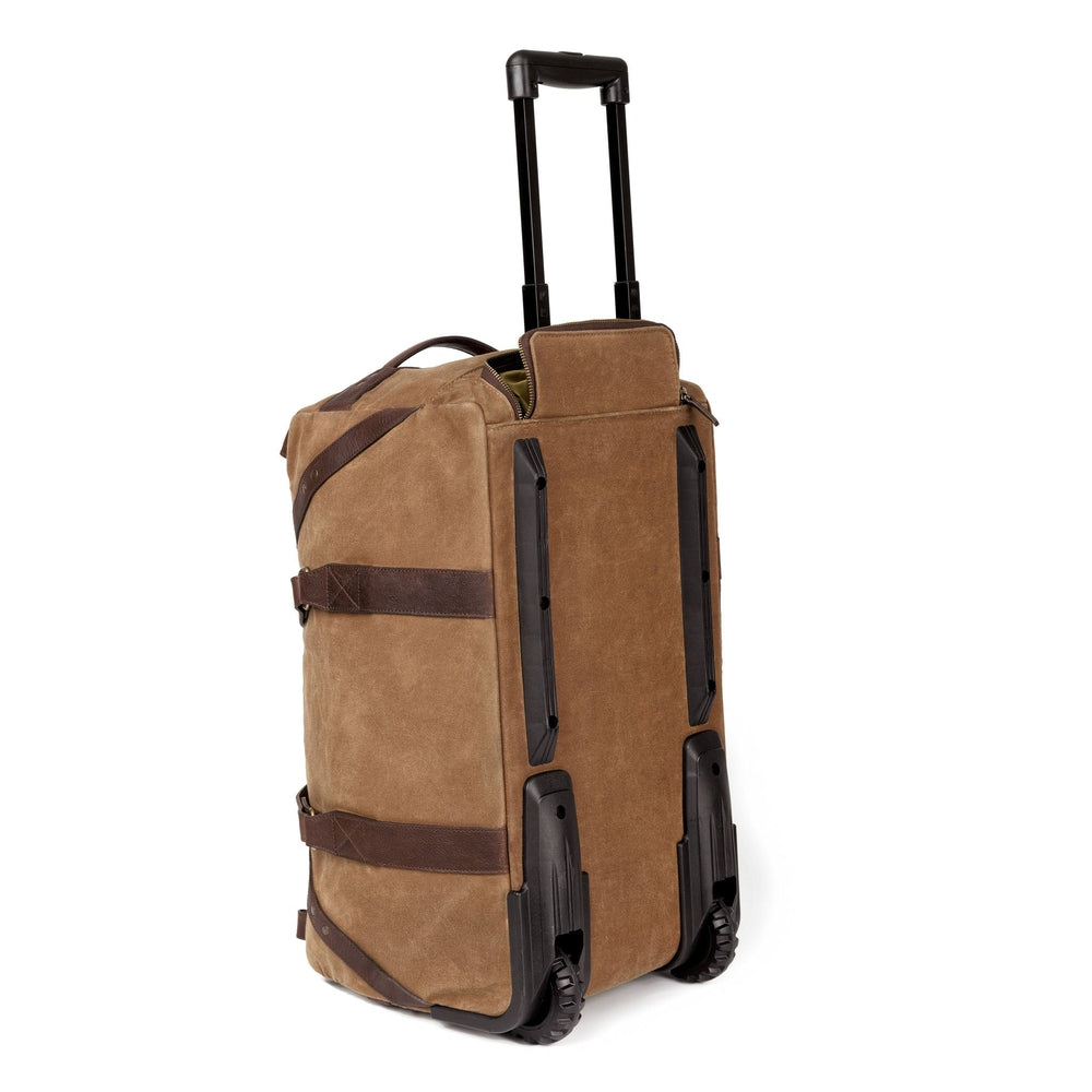 Campaign Waxed Canvas Wheeled Carry-On Duffle Bag