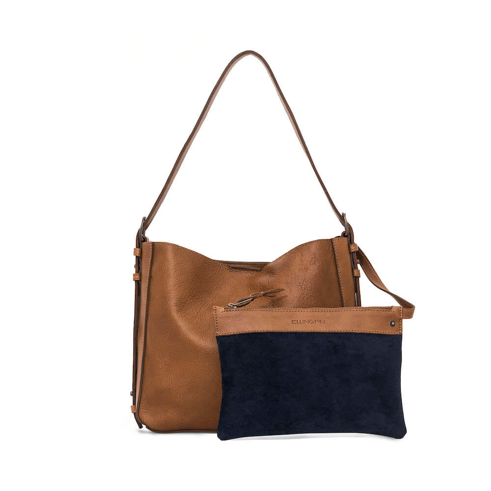 Ellington Leather Hobo w/ Zippered Pouch