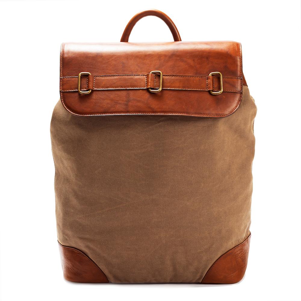 Heritage Waxed Canvas Steamer Backpack No. 2