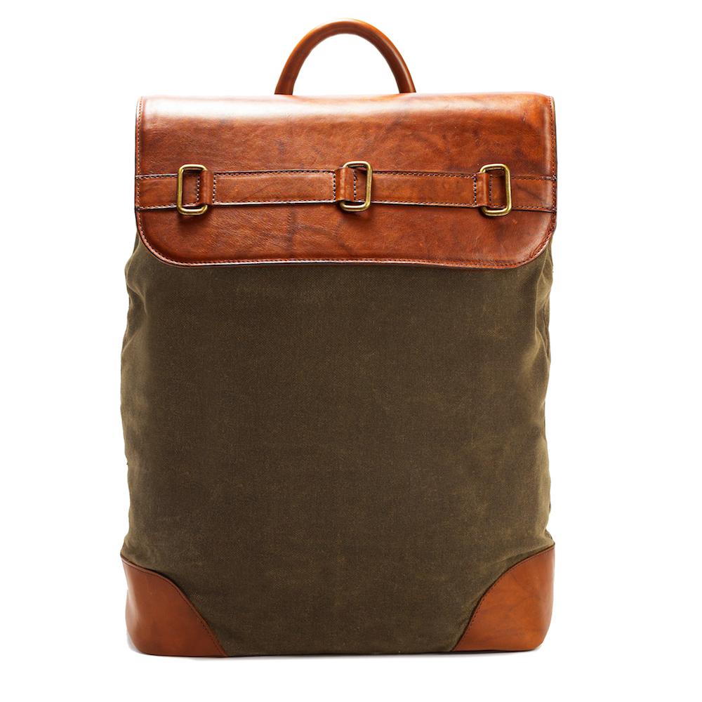 Heritage Waxed Canvas Steamer Backpack No. 2
