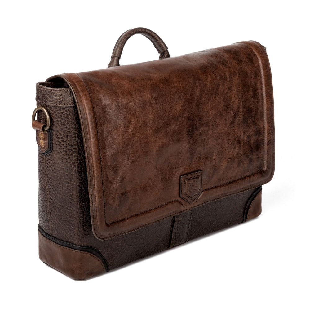 Theodore Leather Messenger Bag