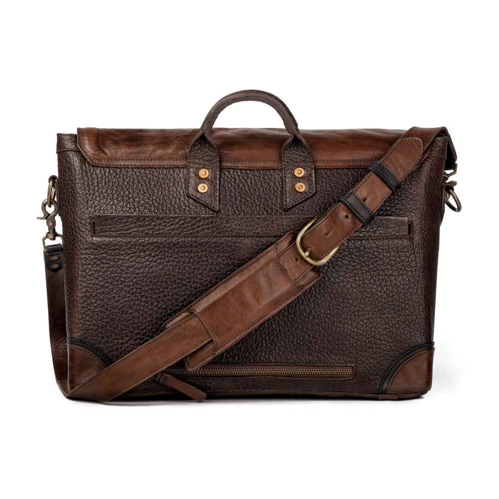 Theodore Leather Messenger Bag