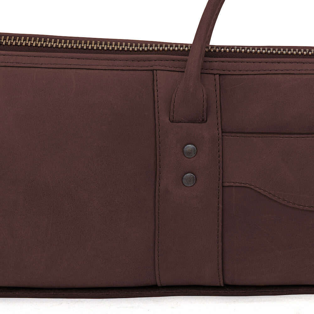 White Wing Leather Hunting Shotgun Case