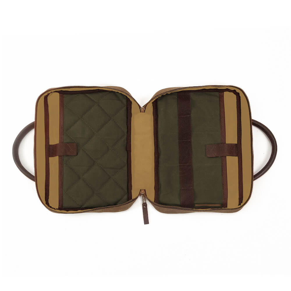 White Wing Waxed Canvas Deluxe Pistol Case