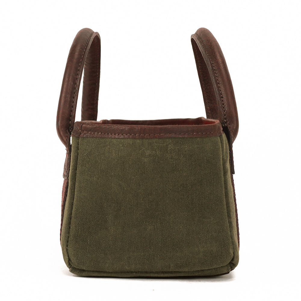 White Wing Waxed Canvas Hunting Four Box Shell Carrier