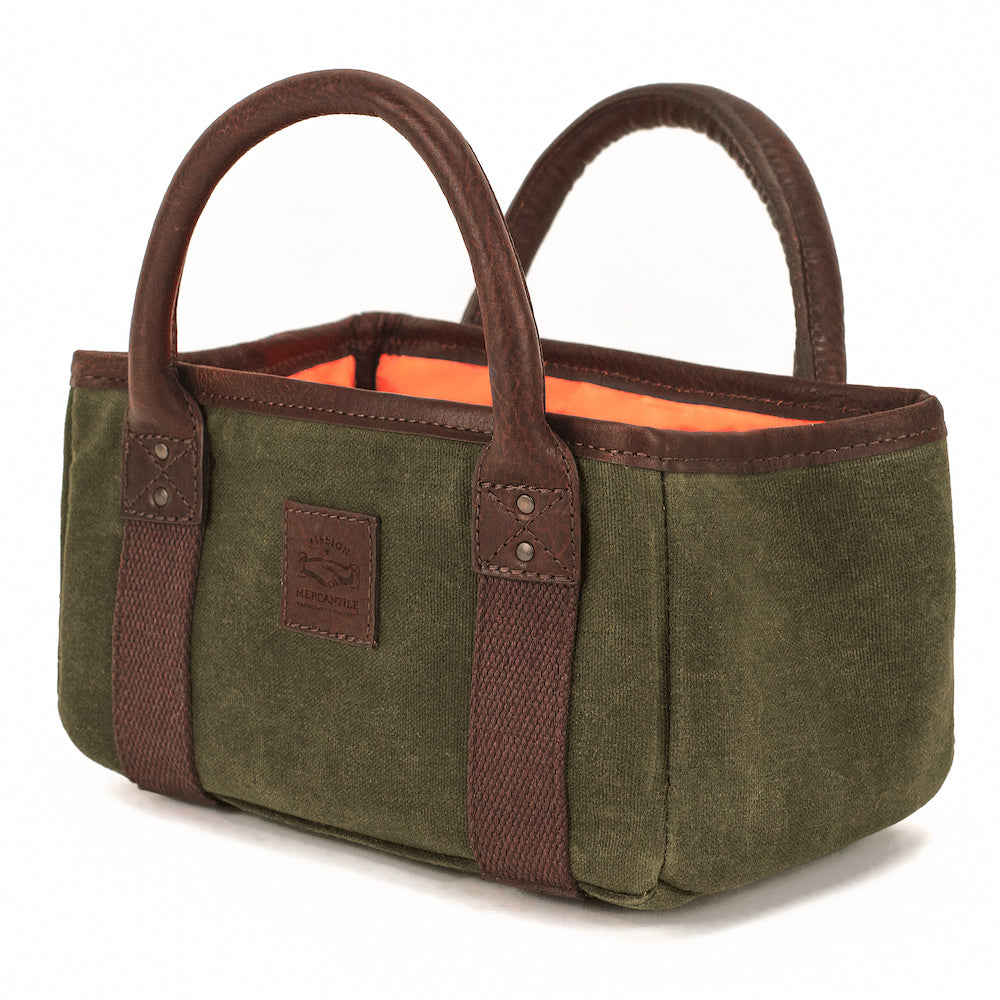 White Wing Waxed Canvas Hunting Four Box Shell Carrier