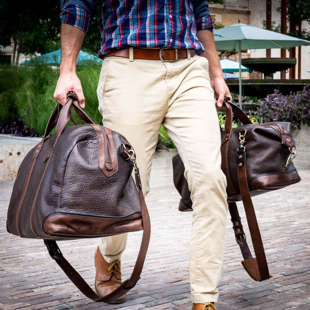 Theodore Leather Duffle Bag