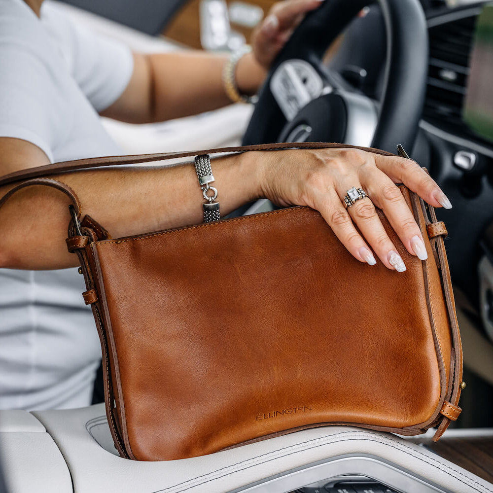 Ellington Leather Crossbody Purse