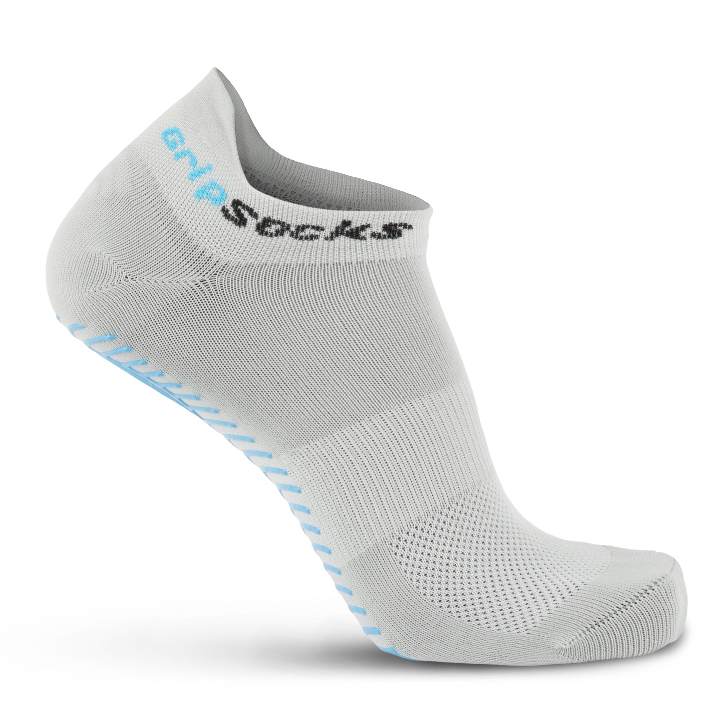 Athletic Socks with Grips - Ankle Sock - Gray