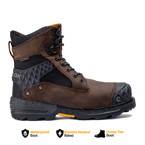 Pallet Jack 8” Insulated Composite Toe Waterproof Work Boot – Brown