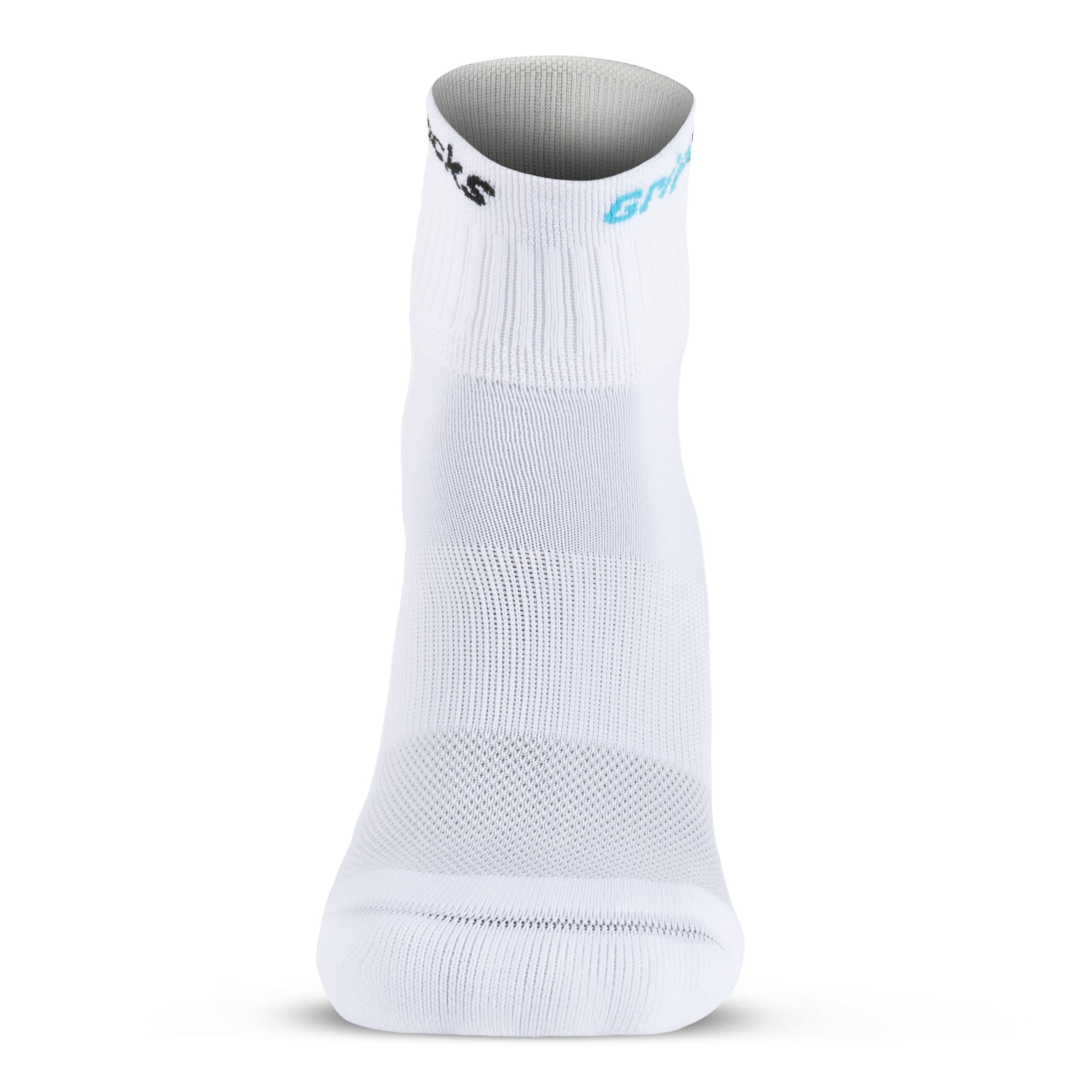 GripSocks for Golf - 1/4 Crew Height - White