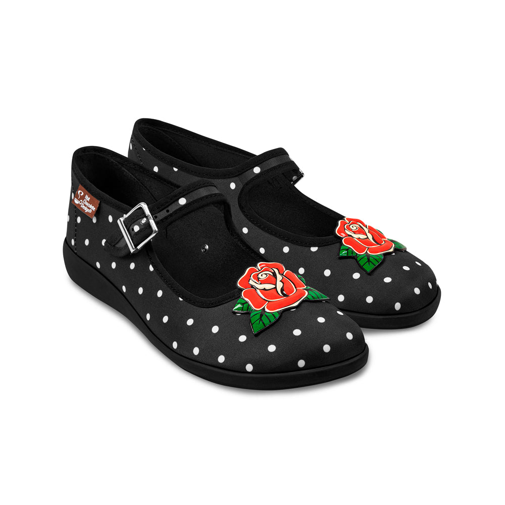 Chocolaticas® Rockabilly Women's Mary Jane Flat