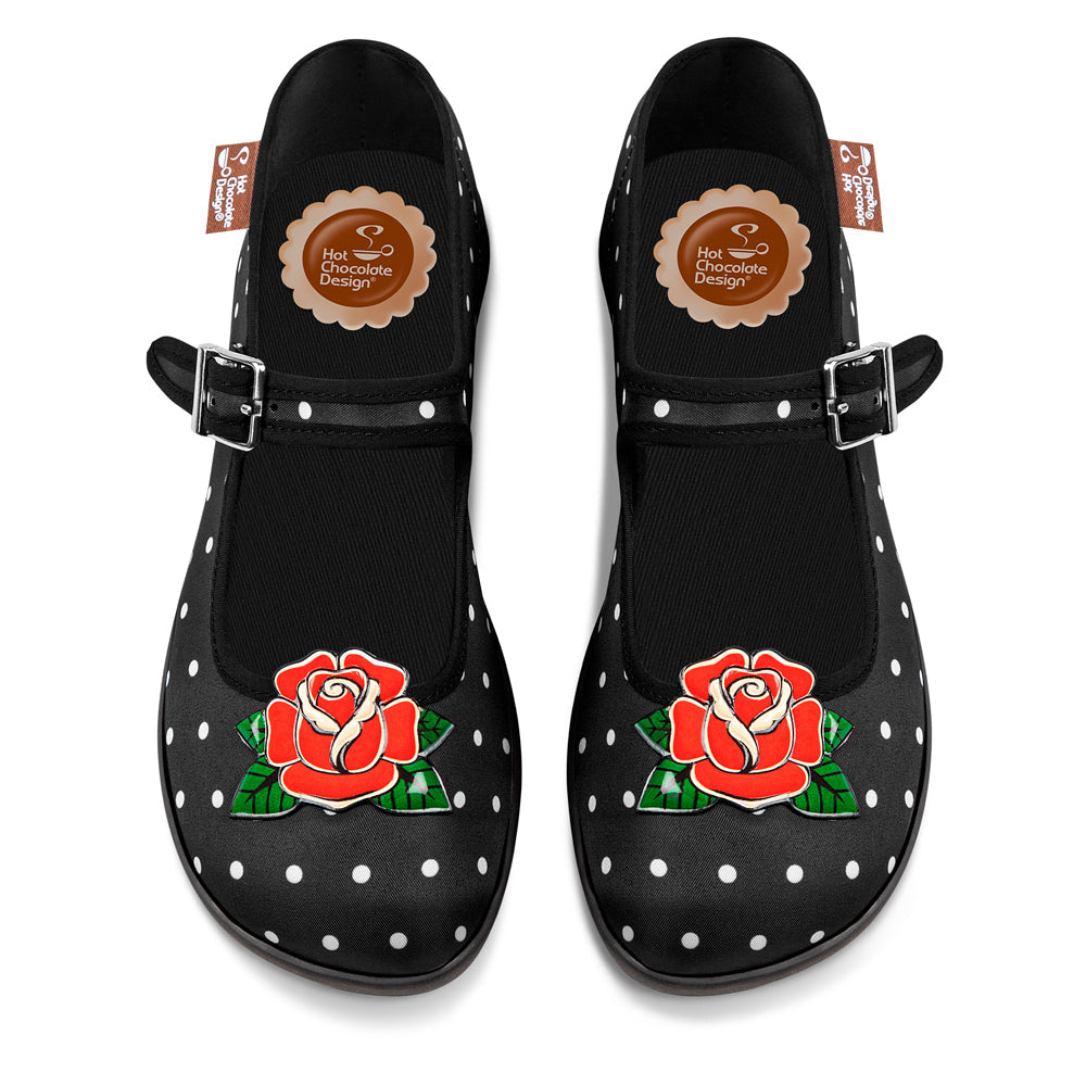Chocolaticas® Rockabilly Women's Mary Jane Flat