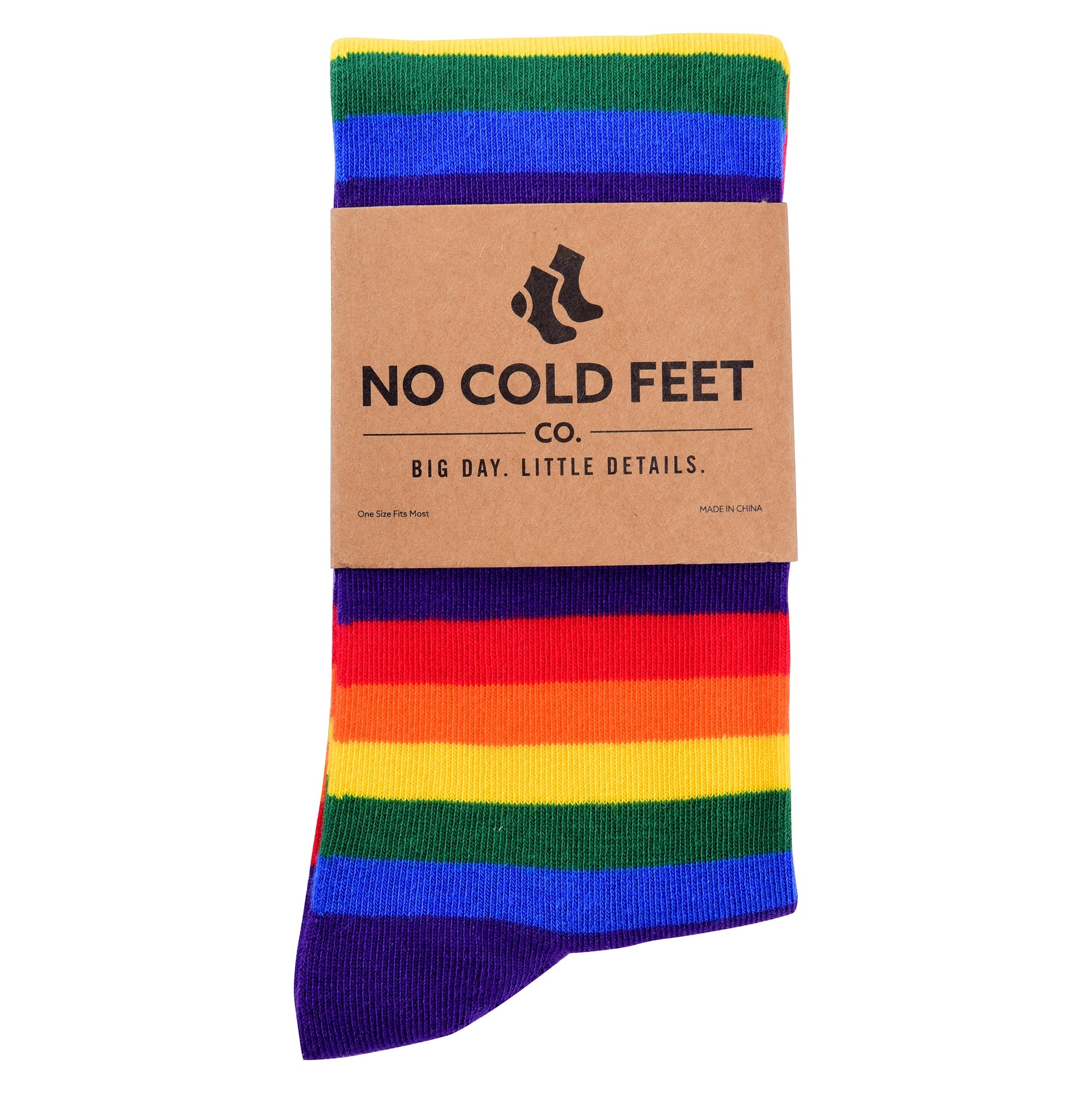 Rainbow Striped Socks