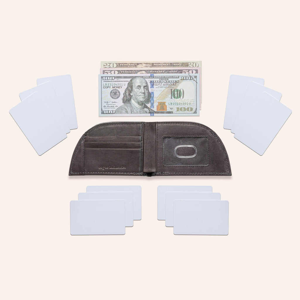 American Bison Leather Front Pocket Wallet